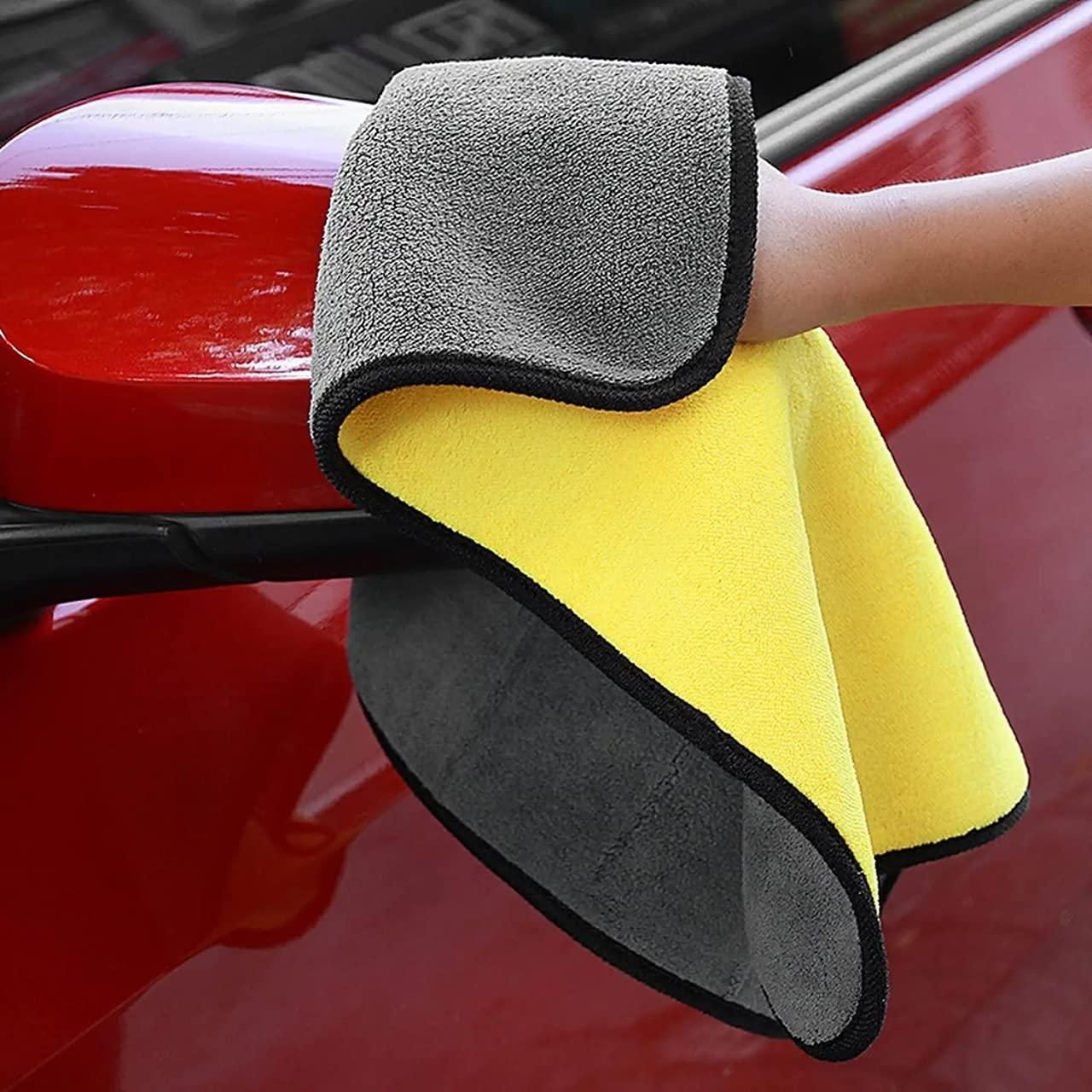 Lint & Streak-Free Microfiber Cleaning Clothes – Buy 1 Get 1 FREE | Car & Bike Polishing Towels - UrbanZelvia
