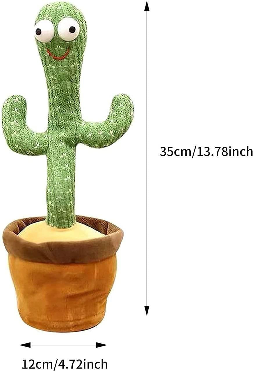 LED Musical Dancing & Mimicry Cactus Toy – Interactive Sound & Motion Toy for Kids - UrbanZelvia