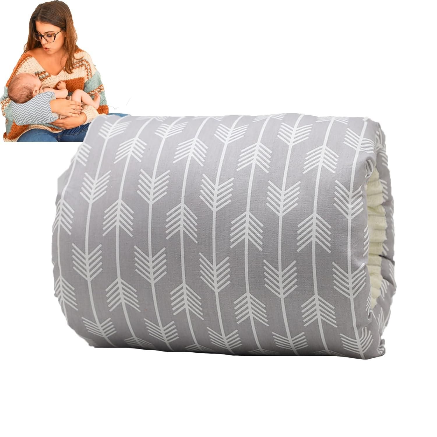Cozie Cradle Baby Pillow – Soft Cotton Feeding & Nursing Support Pillow | Pack of 1 - UrbanZelvia
