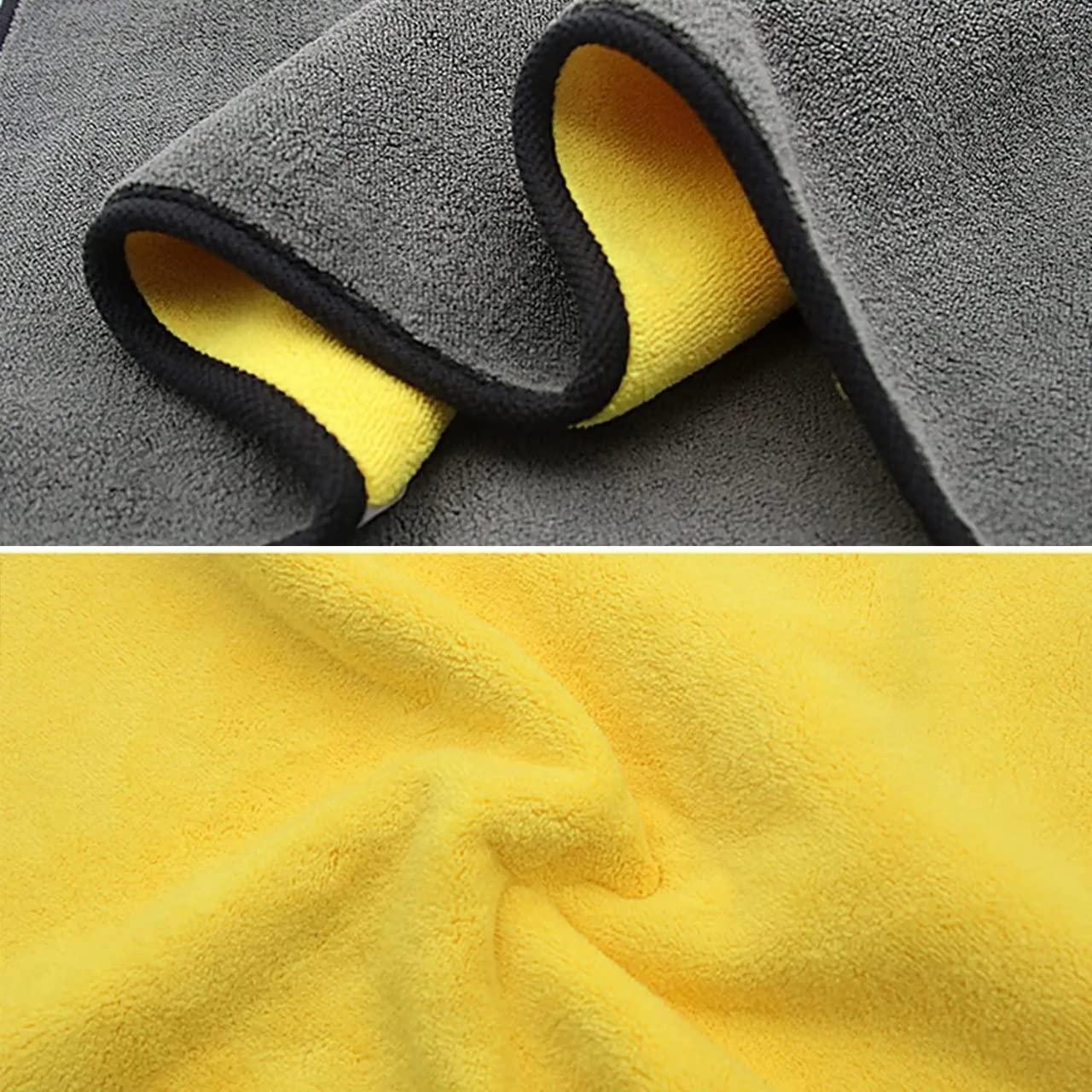 Lint & Streak-Free Microfiber Cleaning Clothes – Buy 1 Get 1 FREE | Car & Bike Polishing Towels - UrbanZelvia