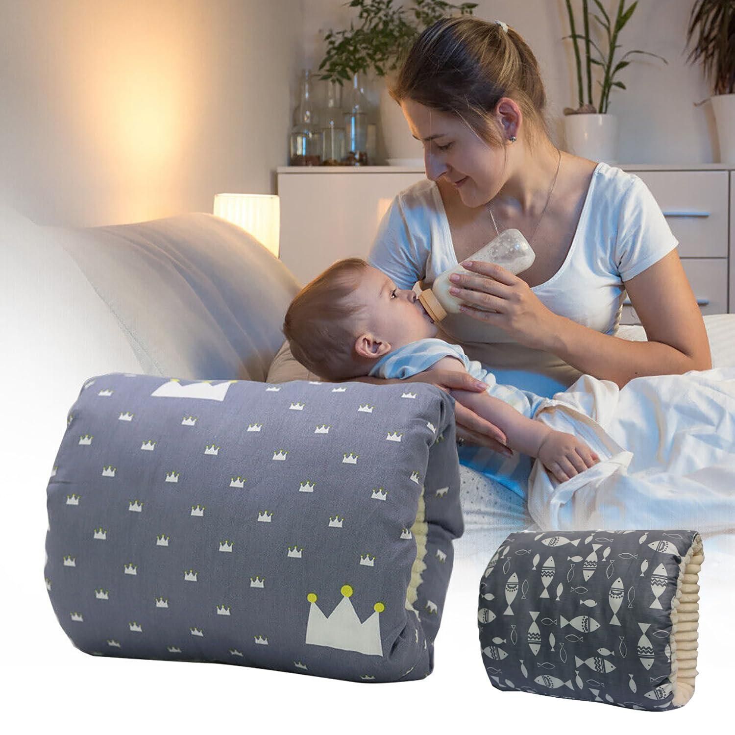 Cozie Cradle Baby Pillow – Soft Cotton Feeding & Nursing Support Pillow | Pack of 1 - UrbanZelvia