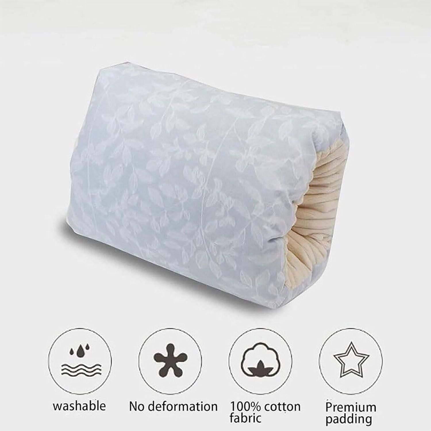 Cozie Cradle Baby Pillow – Soft Cotton Feeding & Nursing Support Pillow | Pack of 1 - UrbanZelvia
