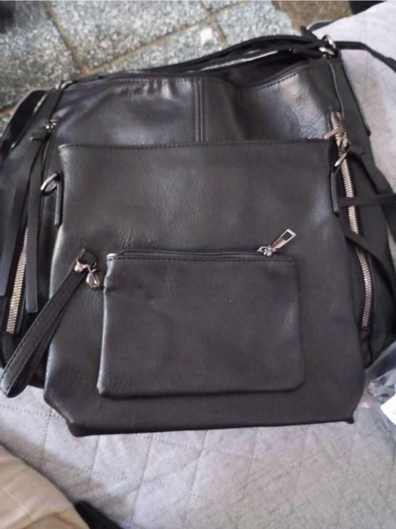 Luxury 3-Piece Faux Leather Handbag Set – Elegant Tote, Crossbody & Clutch